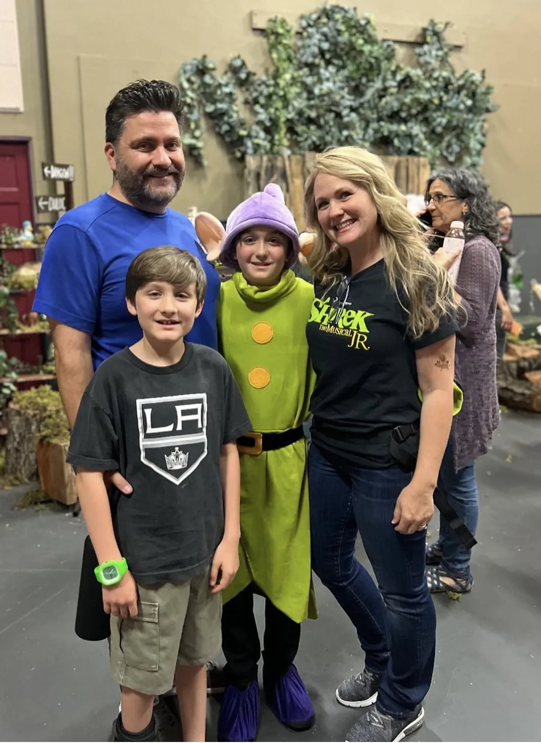 Jennifer Pacheco with her family